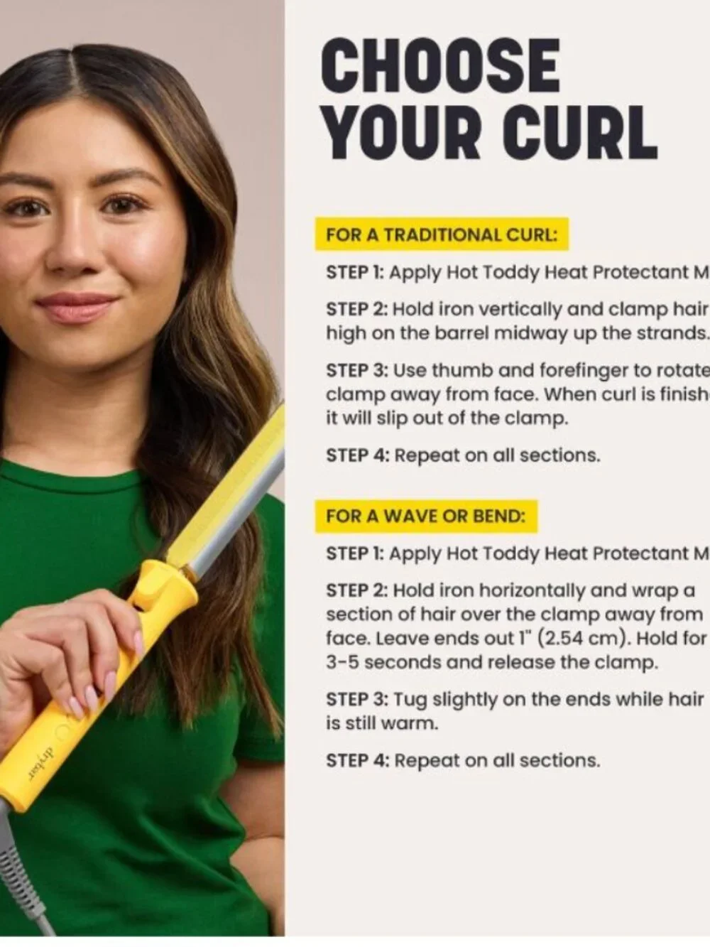 Drybar 3-day-Bender Digital 1'' Rotating Curling iron NWOB!